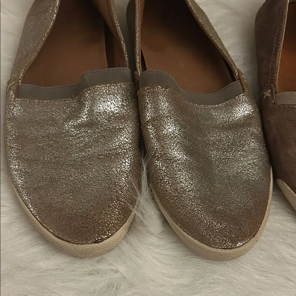 Frye Melanie slide on flats size 9